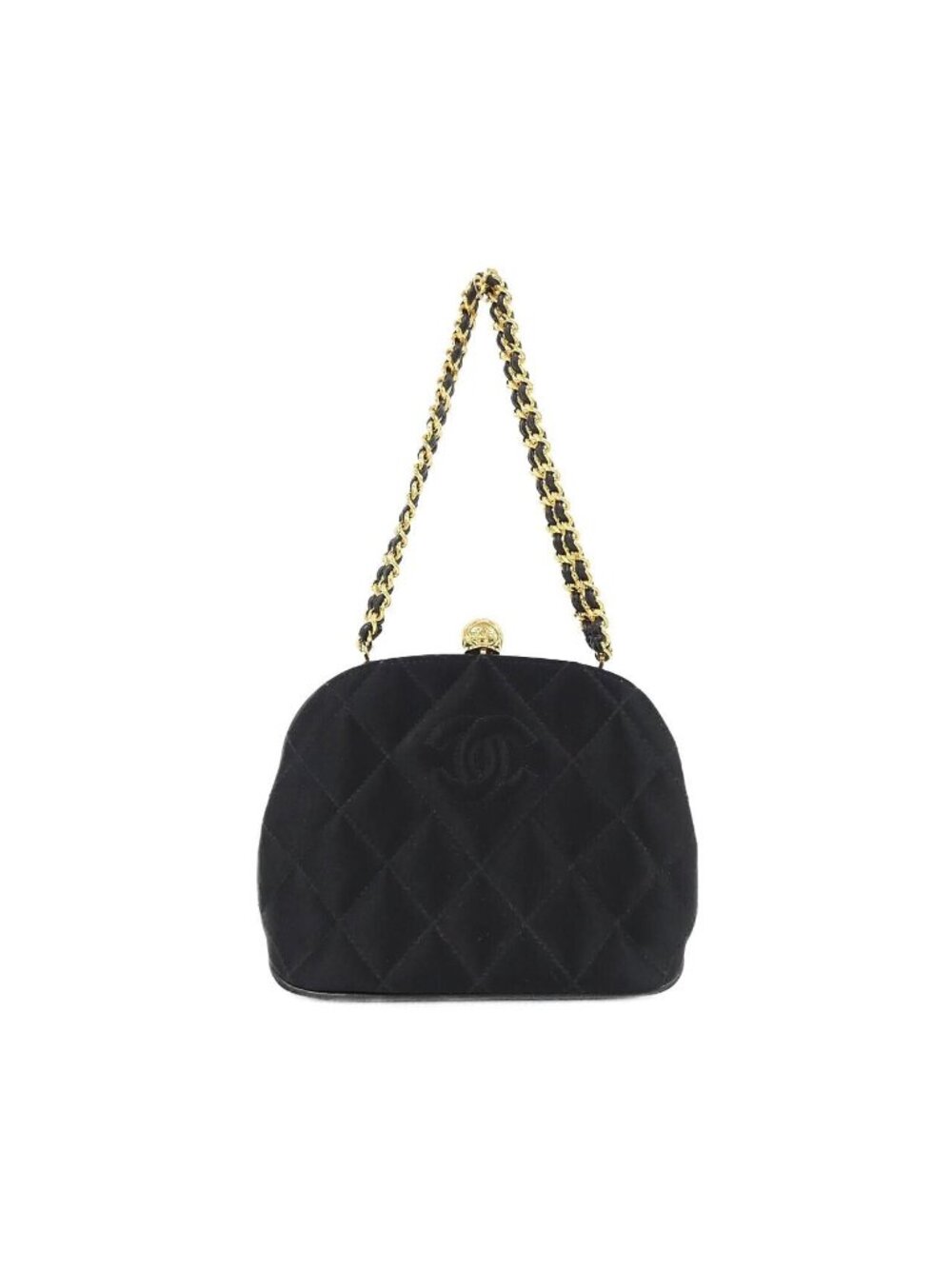 Chanel Vintage Bag Handbag Black